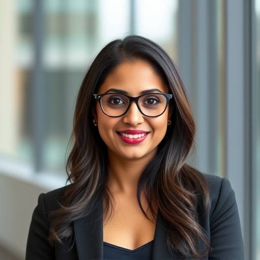 A portrait of Aisha Patel, the web developer of Taste of Ubuntu