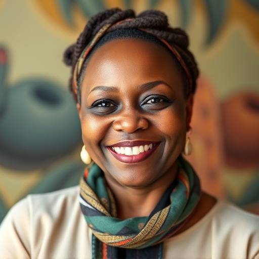 A portrait of Nomusa Khumalo, the founder of Taste of Ubuntu